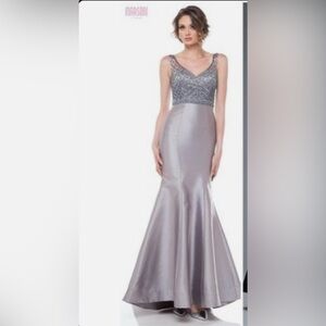 Stunning Gray Evening Dress